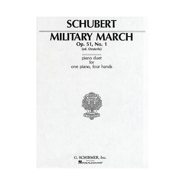 Franz Schubert: Military March Op.51 No. 1 (Piano Duet)