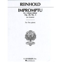 Hugo Reinhold: Impromptu In C Sharp Minor Op.28 No.3