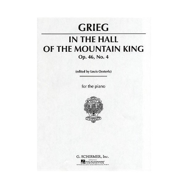 Edvard Grieg: In The Hall Of The Mountain King Op.46, No.4 (Piano Solo)