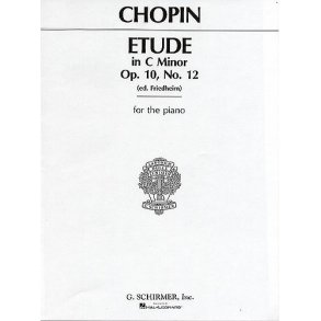 Frederic Chopin: Etude In C Minor Op.10 No.12