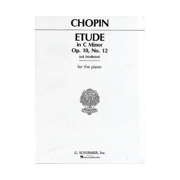 Frederic Chopin: Etude In C Minor Op.10 No.12