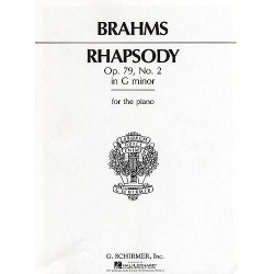 Johannes Brahms: Rhapsody In G Minor Op.79 No.2