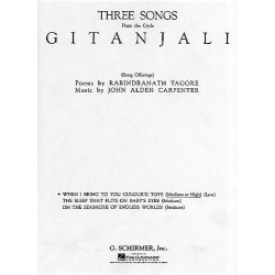 John Alden Carpenter: When I Bring To You Colour'd Toys (Medium Or High Voice)