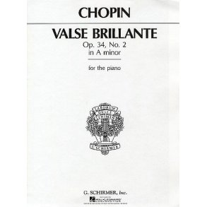 Frederic Chopin: Valse Brillante In A Minor Op.34 No.2
