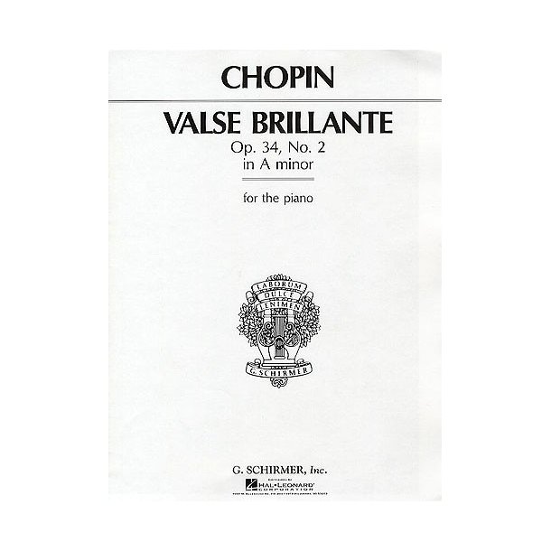 Frederic Chopin: Valse Brillante In A Minor Op.34 No.2