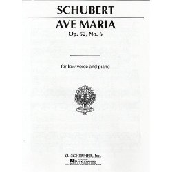 Franz Schubert: Ave Maria (Low Voice)