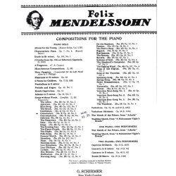 Felix Mendelssohn: Consolation Op.30 No.9