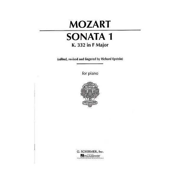 W.A. Mozart: Piano Sonata No.1 In F K.332
