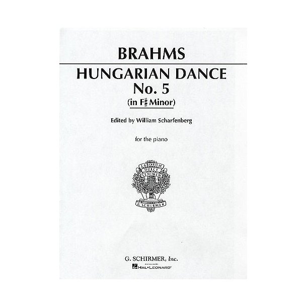 Johannes Brahms: Hungarian Dance No.5 In F Sharp Minor (Piano Solo)