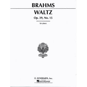 Johannes Brahms: Waltz In A Flat Op.39 No.15