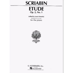 Alexander Scriabin: Etude In C Sharp Minor Op.2 No.1
