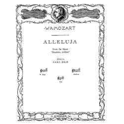 W.A. Mozart: Alleluia From Exsultate Jubilate (High Voice)