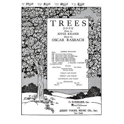 Oscar Rasbach: Trees (Low Voice)