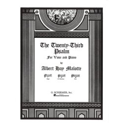 Albert Hay Malotte: The Twenty-Third Psalm (Medium Voice)