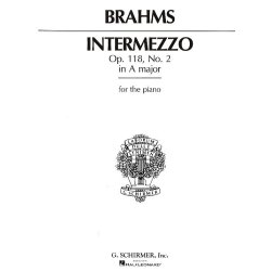 Johannes Brahms: Intermezzo In A Op.118 No.2