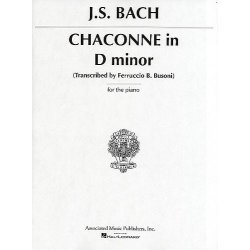 J.S. Bach: Chaconne In D Minor (Piano)