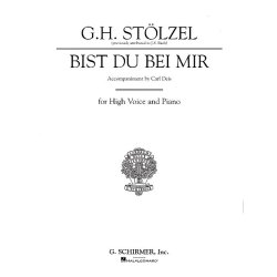 J.S. Bach: Bist Du Bei Mir (High Voice)