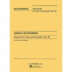Arnold Schoenberg: Piano Concerto Op.42 (2 Piano Score)