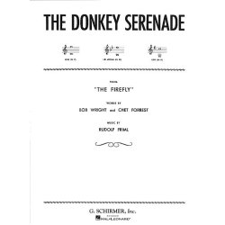 Rudolf Friml: Donkey Serenade (Medium Voice)