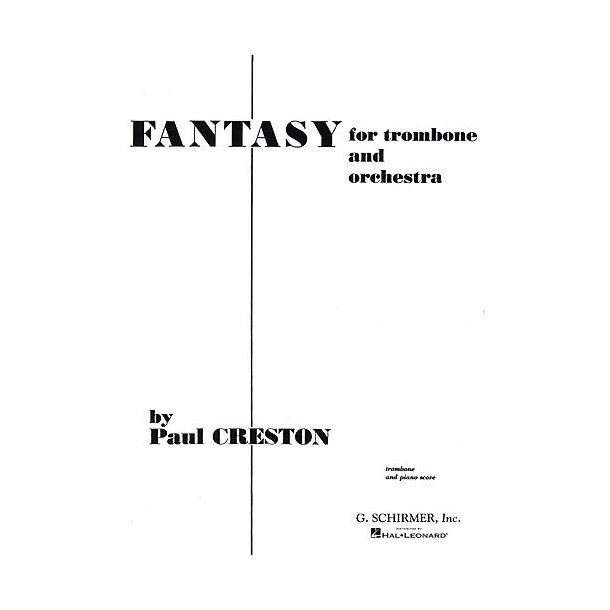 Paul Creston: Fantasy For Trombone And Concert Band Op.42 (Trombone/Piano)