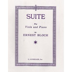 Ernest Bloch: Suite For Viola And Orchestra (Viola/Piano)