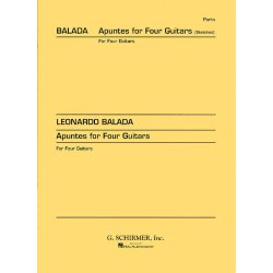 Leonardo Balada: Apuntes (Sketches)