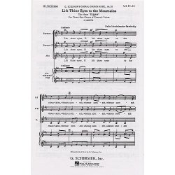 Felix Mendelssohn: Lift Thine Eyes To The Mountains (SSA)