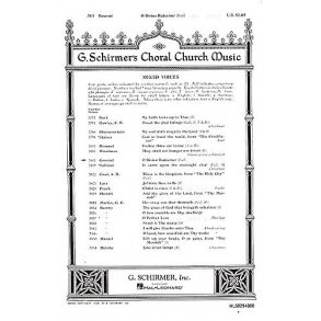 Charles Gounod: O Divine Redeemer (SATB)