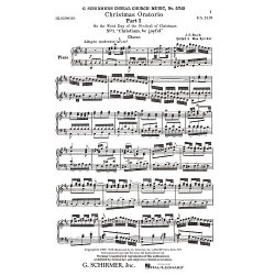 J.S. Bach: Christmas Oratorio Part 1 (Vocal Score)