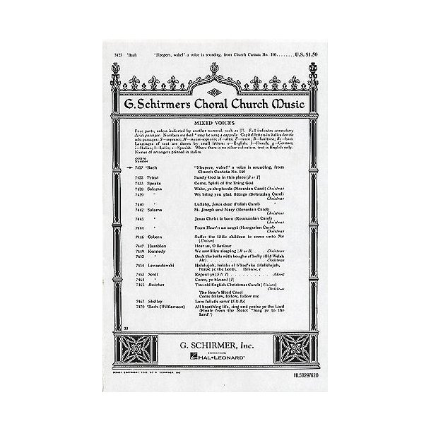 J.S. Bach: Sleepers Wake! (English Version)