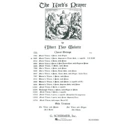 Albert Hay Malotte: The Lord's Prayer (Sop/Ten/SATB)