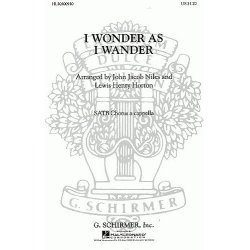 John Jacob Niles: I Wonder As I Wander (SATB)