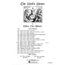 Albert Hay Malotte: The Lord's Prayer SA