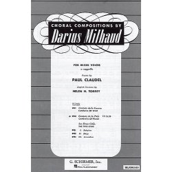 Darius Milhaud: Cantate De La Paix