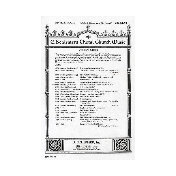 G.F. Handel: Hallelujah Chorus (SSA)