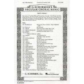 John Jacob Niles: I Wonder As I Wander (Medium Voice/TTBB)