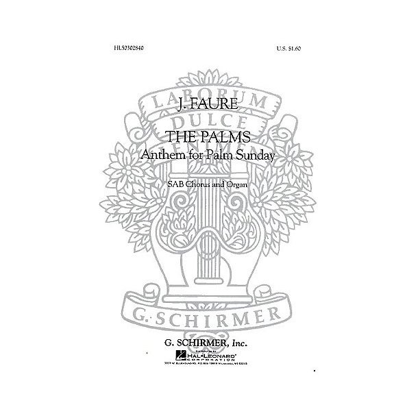 Jean-Baptiste Faure: The Palms (SAB)