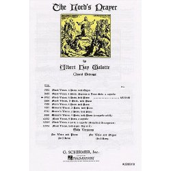Albert Hay Malotte: The Lord's Prayer (SATB/Piano)