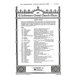 Felix Mendelssohn: If With All Your Hearts (Elijah) SATB