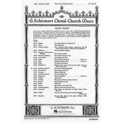 Franz Schubert: The Lord Is My Shepherd (SATB)