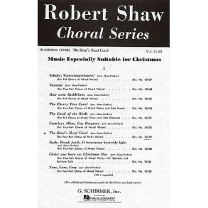 Boar's Head Carol (TTBB)