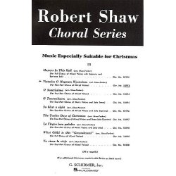 Tomas Luis De Victoria: O Magnum Mysterium (SATB)