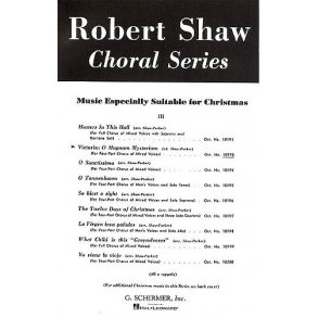 Tomas Luis De Victoria: O Magnum Mysterium (SATB)