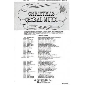 J.S.Bach: Three Chorales (The Christmas Oratorio)