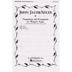 John Jacob Niles: Wondrous Love (SSA)
