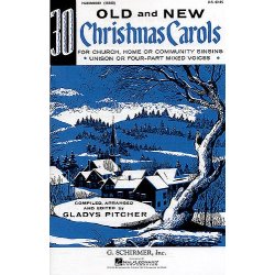 30 Old And New Christmas Carols (Four-Part)