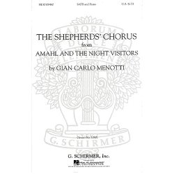 Gian Carlo Menotti: The Shepherd's Chorus (Amal And The Night Visitors) SATB