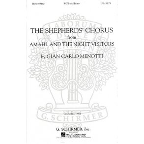 Gian Carlo Menotti: The Shepherd's Chorus (Amal And The Night Visitors) SATB