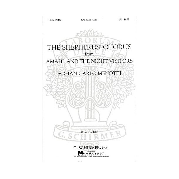 Gian Carlo Menotti: The Shepherd's Chorus (Amal And The Night Visitors) SATB