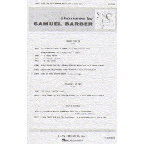 Samuel Barber: Sure On This Shining Night (SATB)